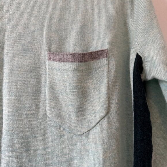 Smartwool Shadow Pine Pocket Sweater in Frosty Green Heather - Picture 2 of 10